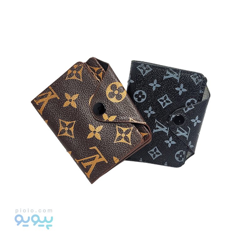 کیف کارت بانکی دکمه ای فانتزی Louis Vuitton
