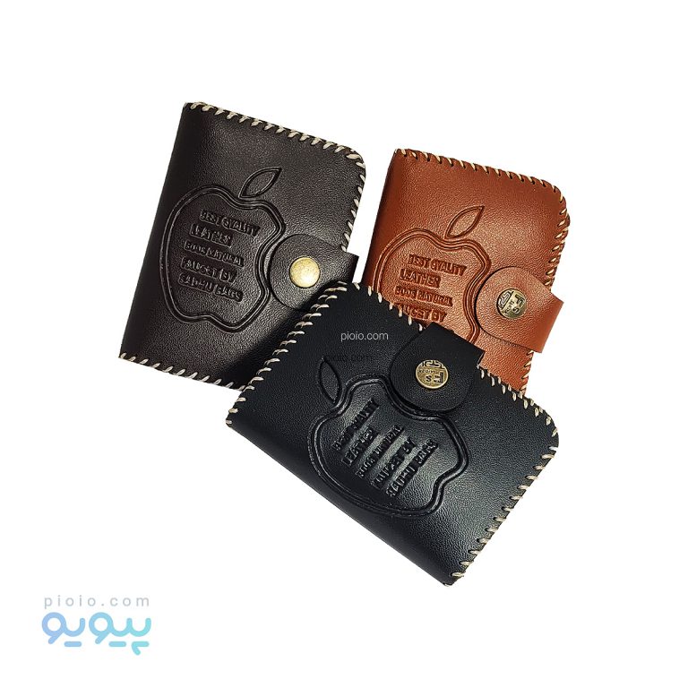 کیف کارت بانکی چرم دور دوخت