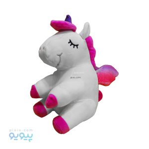 عروسک یونیکورن نشسته چشم بسته