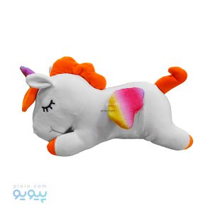 عروسک اسب تک شاخ خوابیده چشم بسته