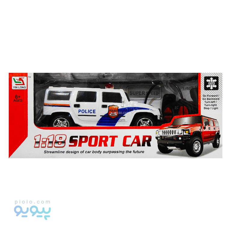 اسباب بازی ماشین پلیس کنترلی sport car