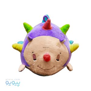 عروسک جوجه تیغی هفت رنگ خوابیده