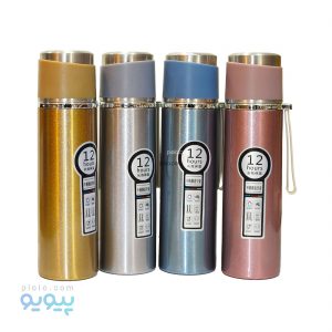 فلاسک طرح اکلیلی استیل 0.5 لیتری-پیویو