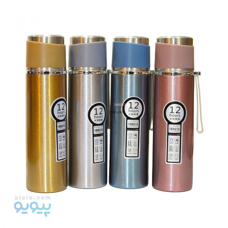 فلاسک طرح اکلیلی استیل 0.5 لیتری-پیویو