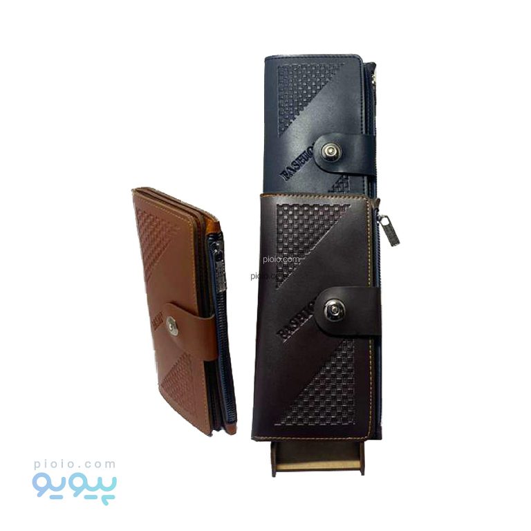 کیف پول چرم مردانه طرح fashion-پیویو