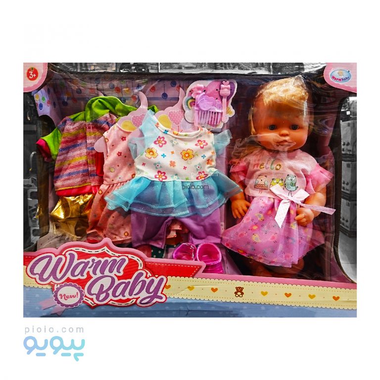 عروسک خاله بازی WARM BABY -پیویو