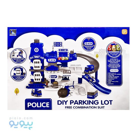 اسباب بازی پارکینگ پلیس آیتم CLM-991 عمده و کارتنی-پیویو