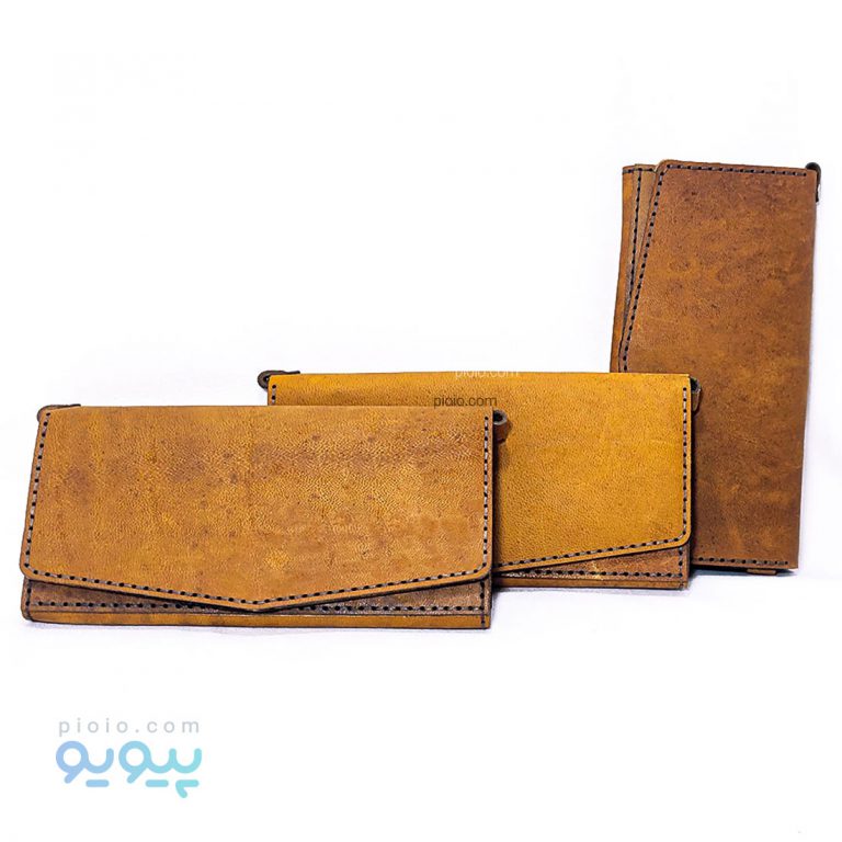 کیف پول چرم گاوی طرح موشکی-پیویو