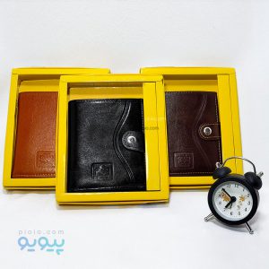 کیف پول نیم کتی دکمه ای BATIS-پیویو