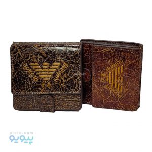 کیف پول چرم طرح Georgio Armani