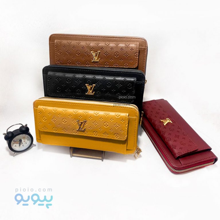 کیف پول جلو موبایلی طرح LV -پیویو