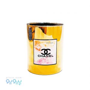 گلدان دکوری استوانه ای PVD-پیویو