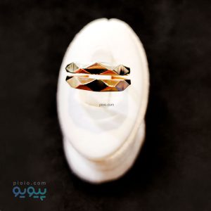 انگشتر طلا دوتایی مدل پرتوفینو-پیویو
