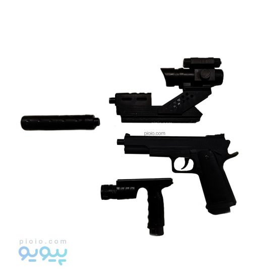 تفنگ اسباب بازی پلاستیکی air soft gun مدل 001-پیویو