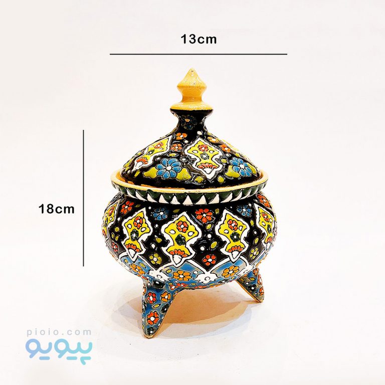 شکلات خوری سه پایه میناکاری-پیویو