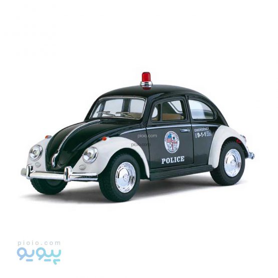 ماکت ماشین فلزی فولکس قورباغه ای پلیس 1967 Volkswagen Classical Beetle (Police) آیتم KT5057P