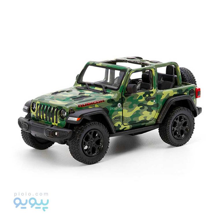 ماکت ماشین فلزی 2018 Jeep Wrangler Camo (Open Top) آیتم KT5420A