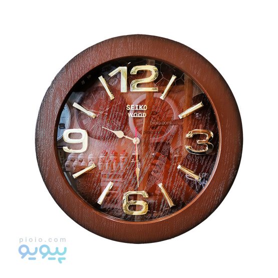 ساعت دیواری تزئینی چوبی سیکو -پیویو