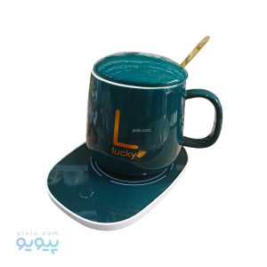 ماگ سرامیکی هیتر دار طرح lucky-پیویو