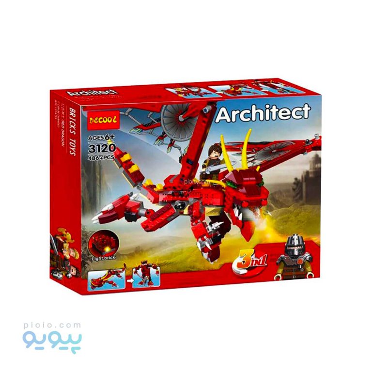 لگو اژدها ARCHITECT مدل 3120-پیویو