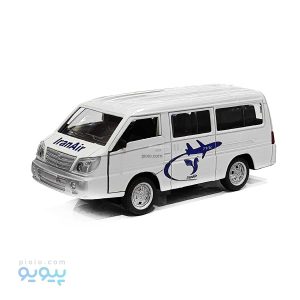 ماشین فلزی ون فرودگاهی ایران ایر سفید طاها تویز آیتم 1516AP عمده و کارتنی-پیویو