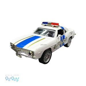 ماکت ماشین فلزی کامارو پلیس سفید-پیویو