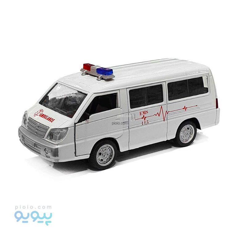 ماشین فلزی ون آمبولانس طاها تویز آیتم 1516e عمده و کارتنی-پیویو