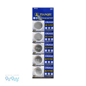 باتری سکه ای تیانیکو مدل CR2032 بسته 5 عددی_پیویو