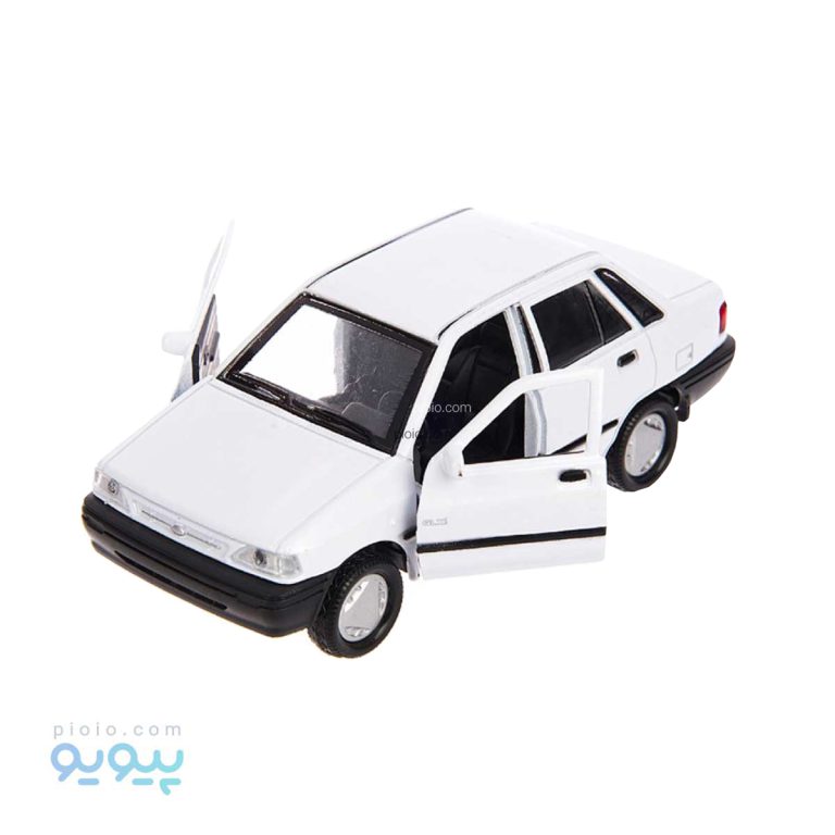 ماشین فلزی پراید سفید طاها تویز آیتم 1507 white عمده و کارتنی-پیویو