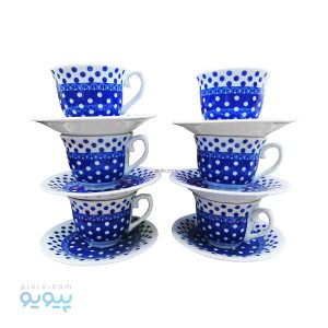 سرویس قهوه خوری طرح خال دار-پیویو