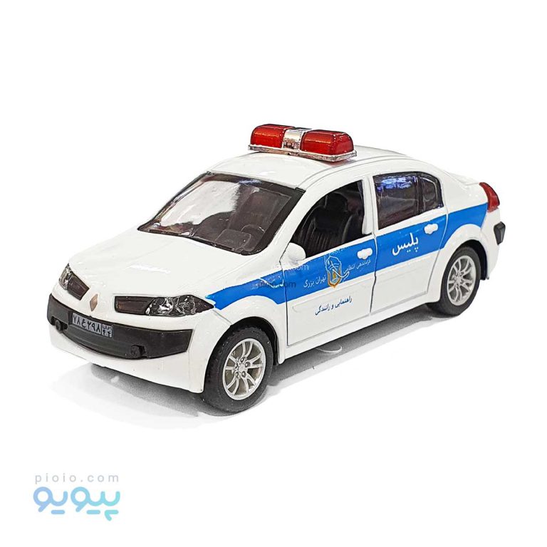 ماکت ماشین فلزی مگان پلیس گشت انتظامی کد JS1036-پیویو