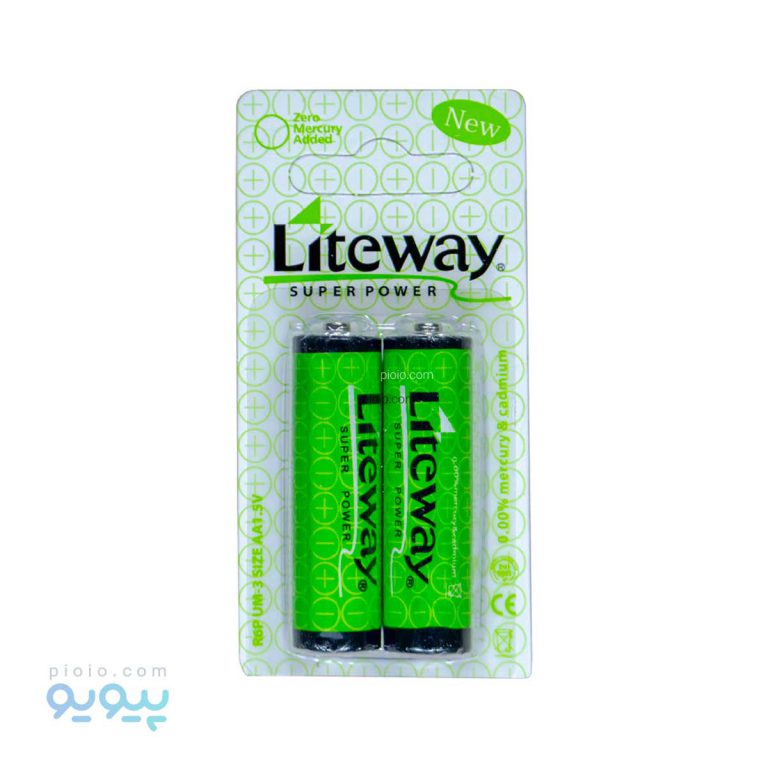 باتری قلمی Litewayمدل R6P بسته 12 عددی_پیویو