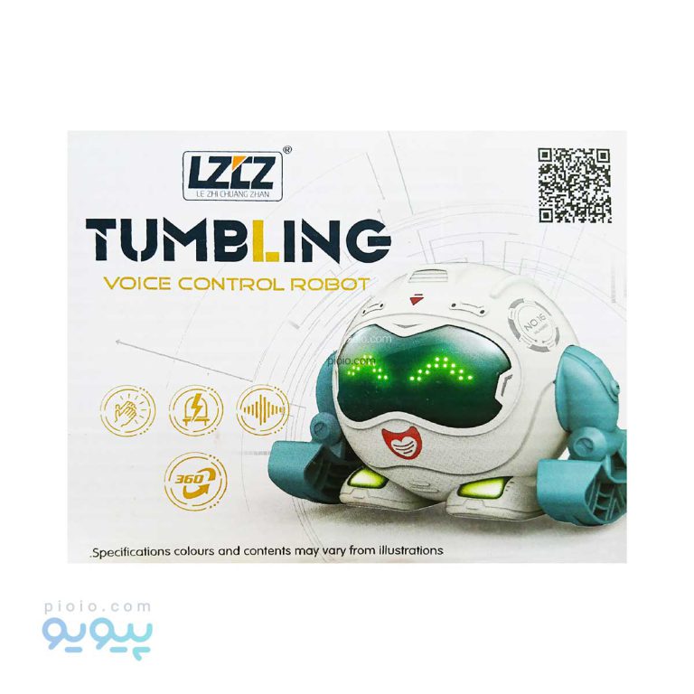 ربات سخنگو مدل Tumbling Voice Control Robot-پیویو