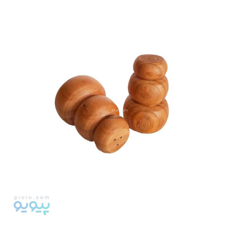 نمک پاش چوبی 4 تایی عمده و کارتنی-پیویو
