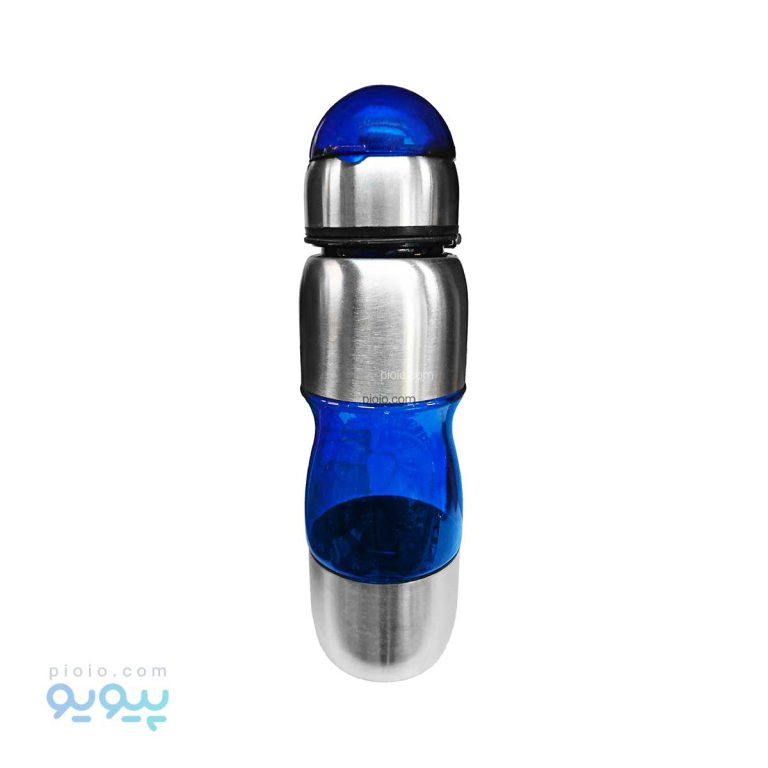 بطری نیمه استیل همراه با درب استیل-پیویو