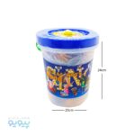 سطل لگو 80 قطعه ای پلاستیکی آیتم 2040 عمده و کارتنی-پیویو