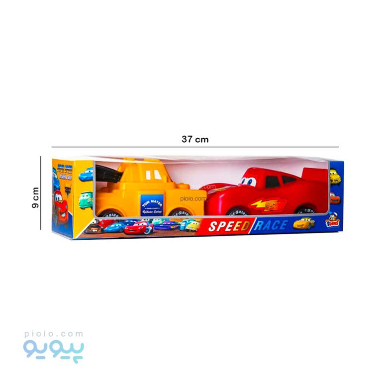 ماشین پلاستیکی نشکن دوتایی تومس آیتم 102 عمده و کارتونی-پیویو