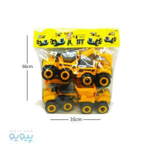 ست ماشین راهسازی فکری مهسا آیتم 212-4 عمده و کارتنی-پیویو
