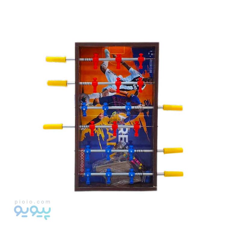 فوتبال دستی 6mپایه دار چوبی پایتخت مدل 5378 عمده و کارتنی _پیویو