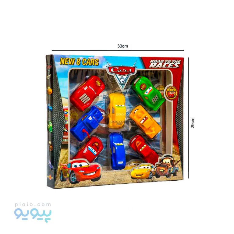 پک 8عددی ماشین پلاستیکی تومس آیتم111 عمده و کارتنی-پیویو