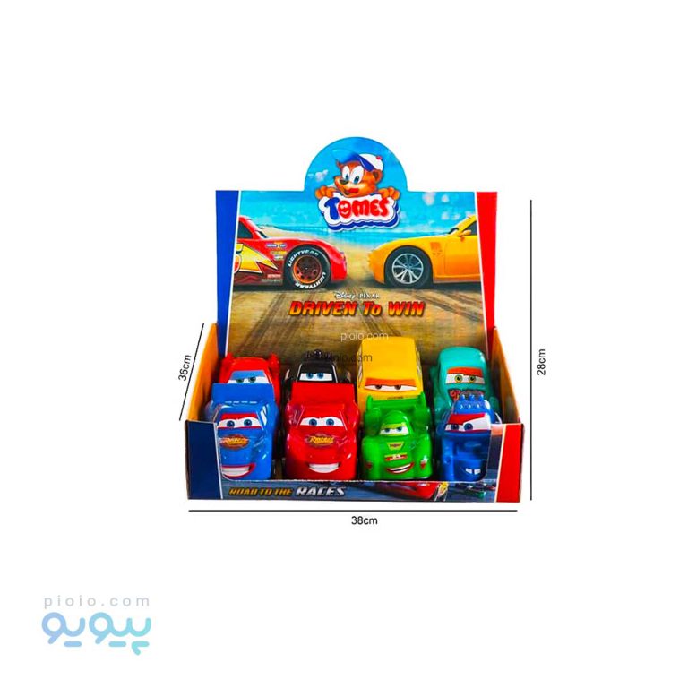 ماشین اسباب بازی مدل مک کویین 8 عددی تومس آیتم 100 عمده کارتنی-پیویو