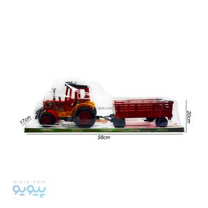 اسباب بازی تراکتور یدک کش فاموس شاپرک آیتم 5375 عمده و کارتنی-پیویو