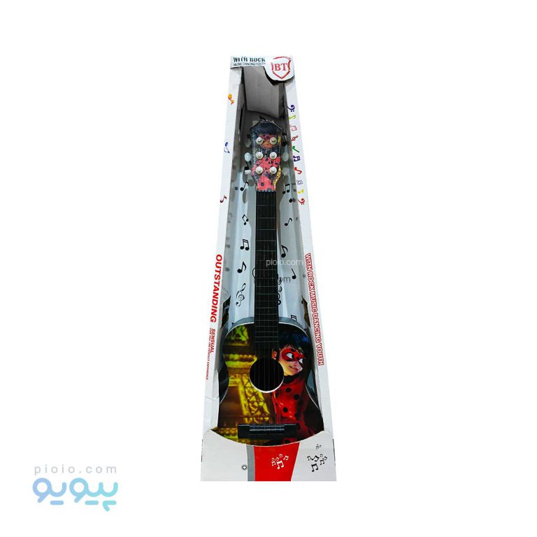 اسباب بازی گیتار کودک طرح دختر کفشدوزکی آیتم BT1060/2 عمده و کارتنی _پیویو