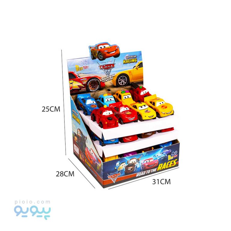 پک 32 عددی ماشین مک کویین آیتم5142 بن توی عمده و کارتنی-پیویو