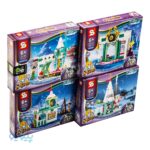 پک لگو دخترانه قصر فروزن SL TOYS آیتم 1613 عمده و کارتنی-پیویو