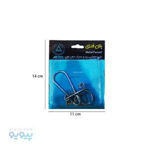پازل فلزی کوچک آتاتویز آیتم 6409 عمده و کارتنی-پیویو