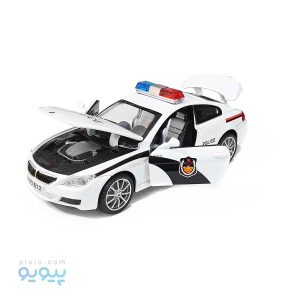 ماکت ماشین فلزی پلیس مدل بی ام و عمده و کارتنی-پیویو