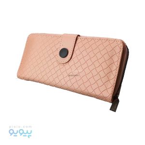 کیف پول زنانه جلو دکمه طرح مربع-پیویو