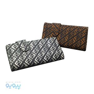 کیف پول زنانه طرح برند فندی-پیویو