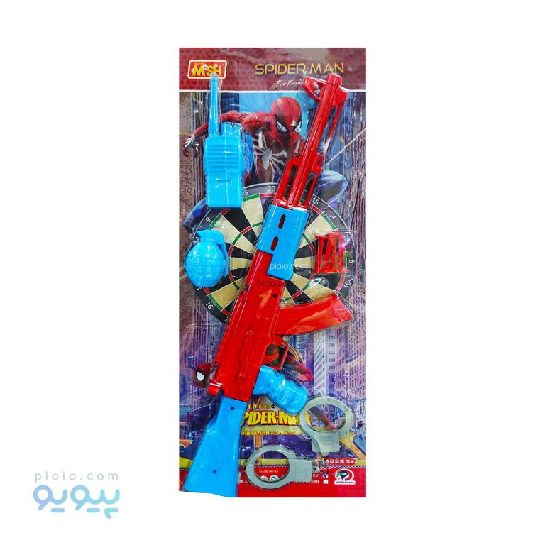 ست تفنگ کلاشینکف مرد عنکبوتی MSH ایتم S-007 عمده وکارتنی_پیویو
